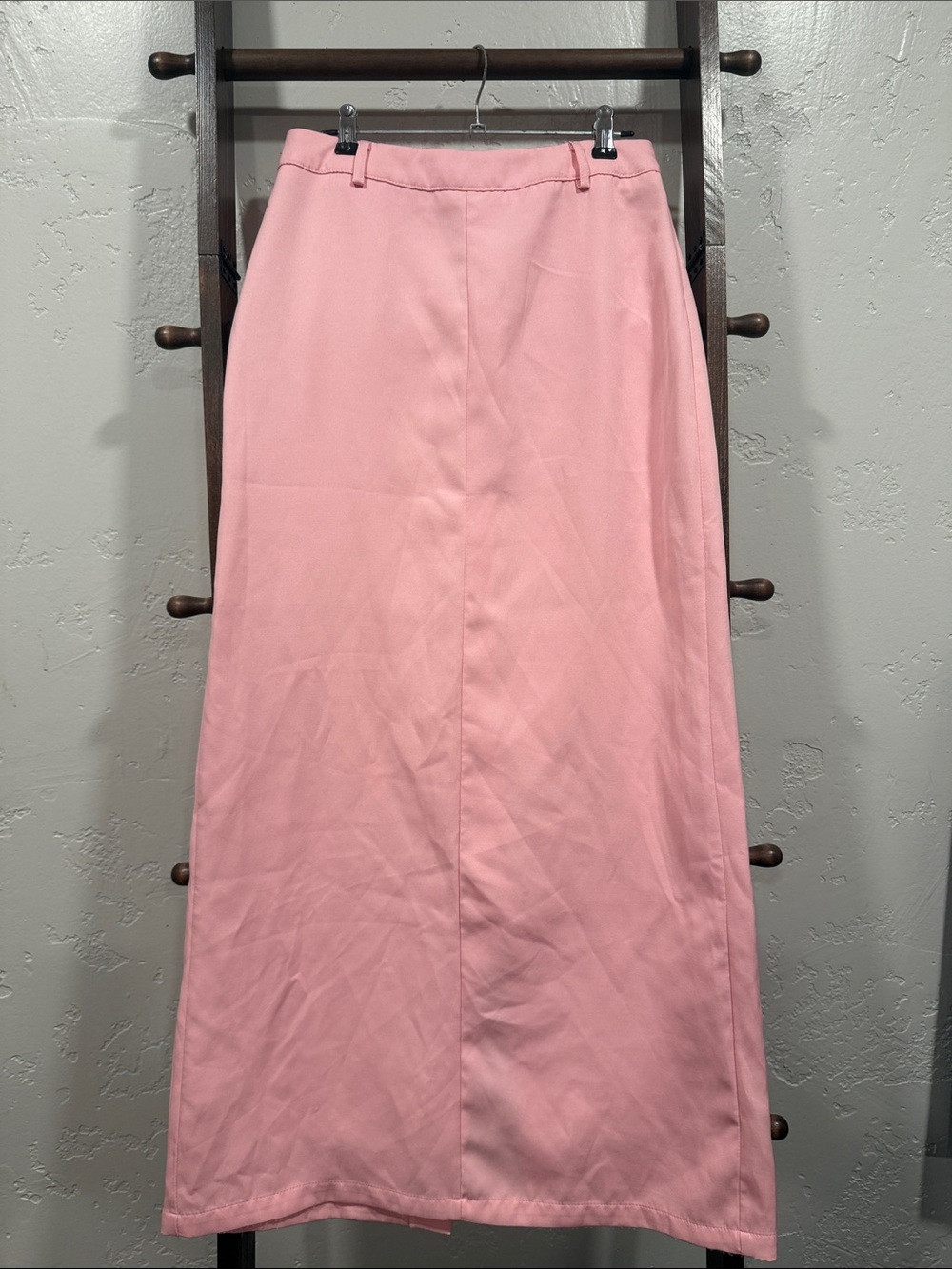 Commense Pink High-Rise Maxi Skirt